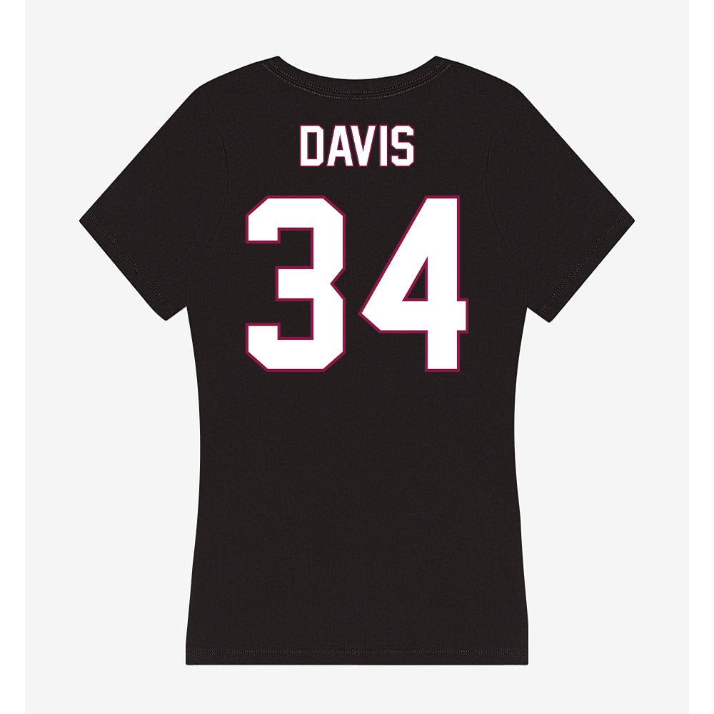 NMSU - NCAA Football : Zaiden Davis - Women's V-Neck T-Shirt-1