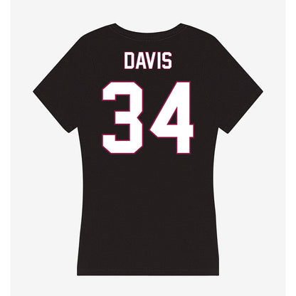 NMSU - NCAA Football : Zaiden Davis - Women's V-Neck T-Shirt-1