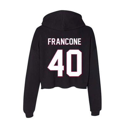 NMSU - NCAA Football : Kyah Francone - Women's Crop Fleece Hoodie-1