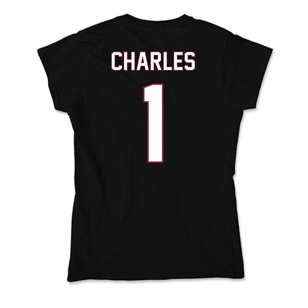 NMSU - NCAA Football : Josiah Charles - Soft Style Women’s T-Shirt-1