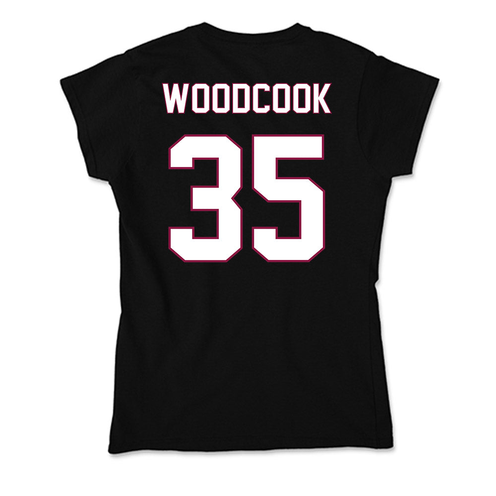 NMSU - NCAA Baseball : Dane Woodcook - Soft Style Women’s T-Shirt-1