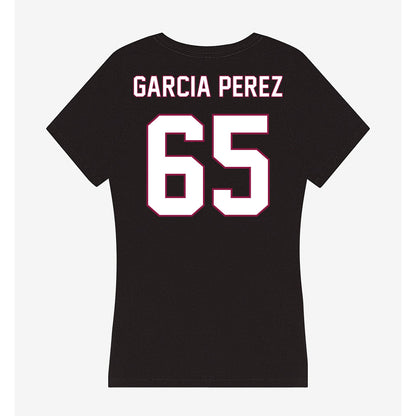 NMSU - NCAA Football : Isaiah Garcia Perez - Women's V-Neck T-Shirt-1