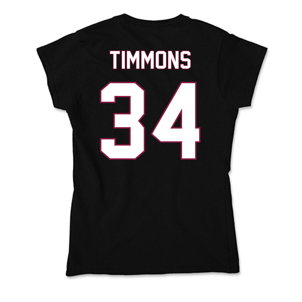 NMSU - NCAA Baseball : Carson Timmons - Soft Style Women’s T-Shirt-1
