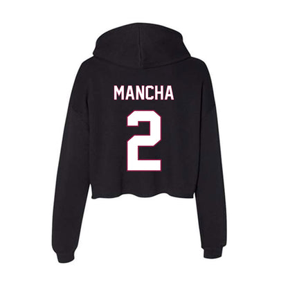 NMSU - NCAA Softball : Jaileen Mancha - Women's Crop Fleece Hoodie-1