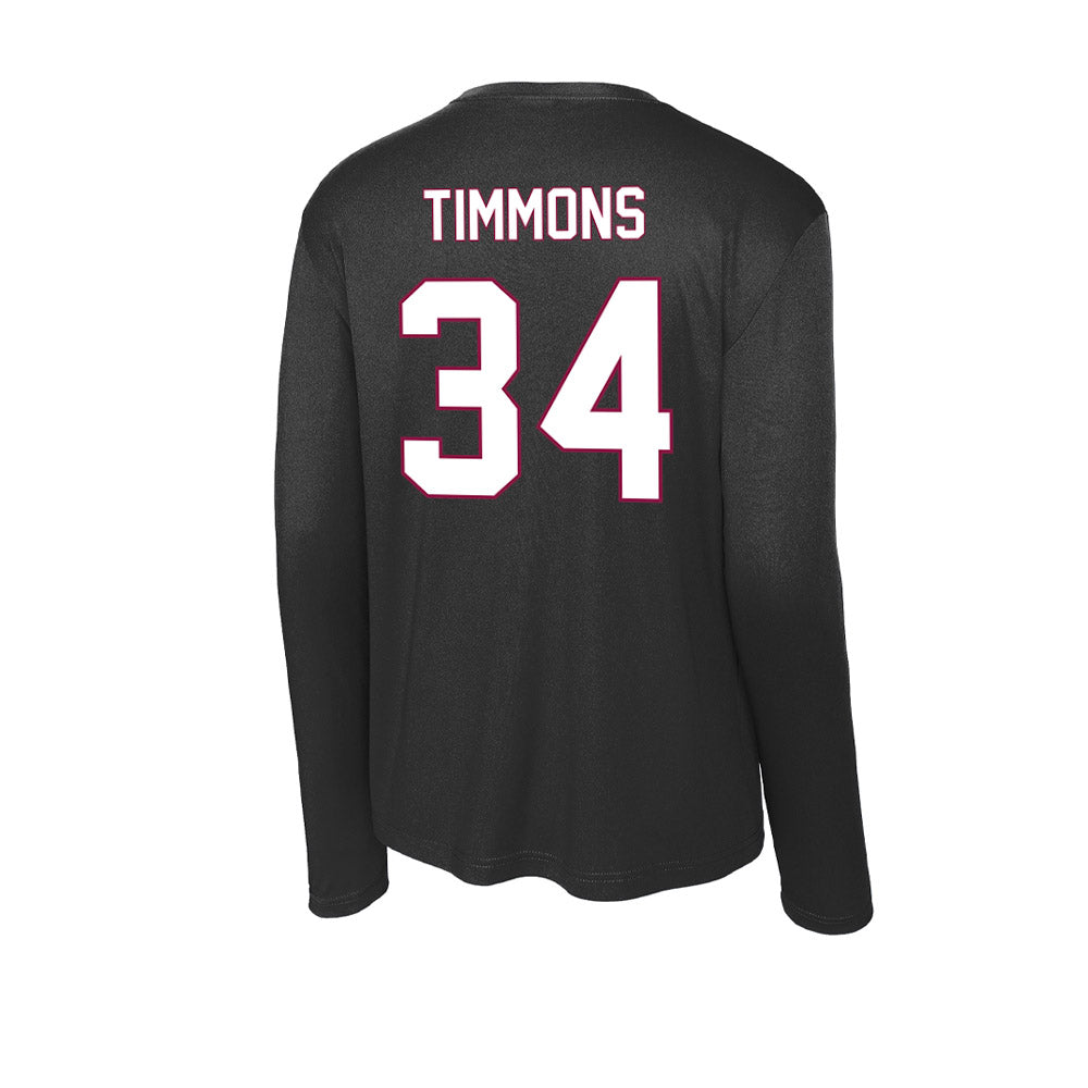 NMSU - NCAA Baseball : Carson Timmons - Activewear Long Sleeve T-Shirt-1