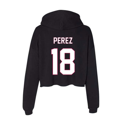 NMSU - NCAA Softball : Destiny Perez - Women's Crop Fleece Hoodie-1
