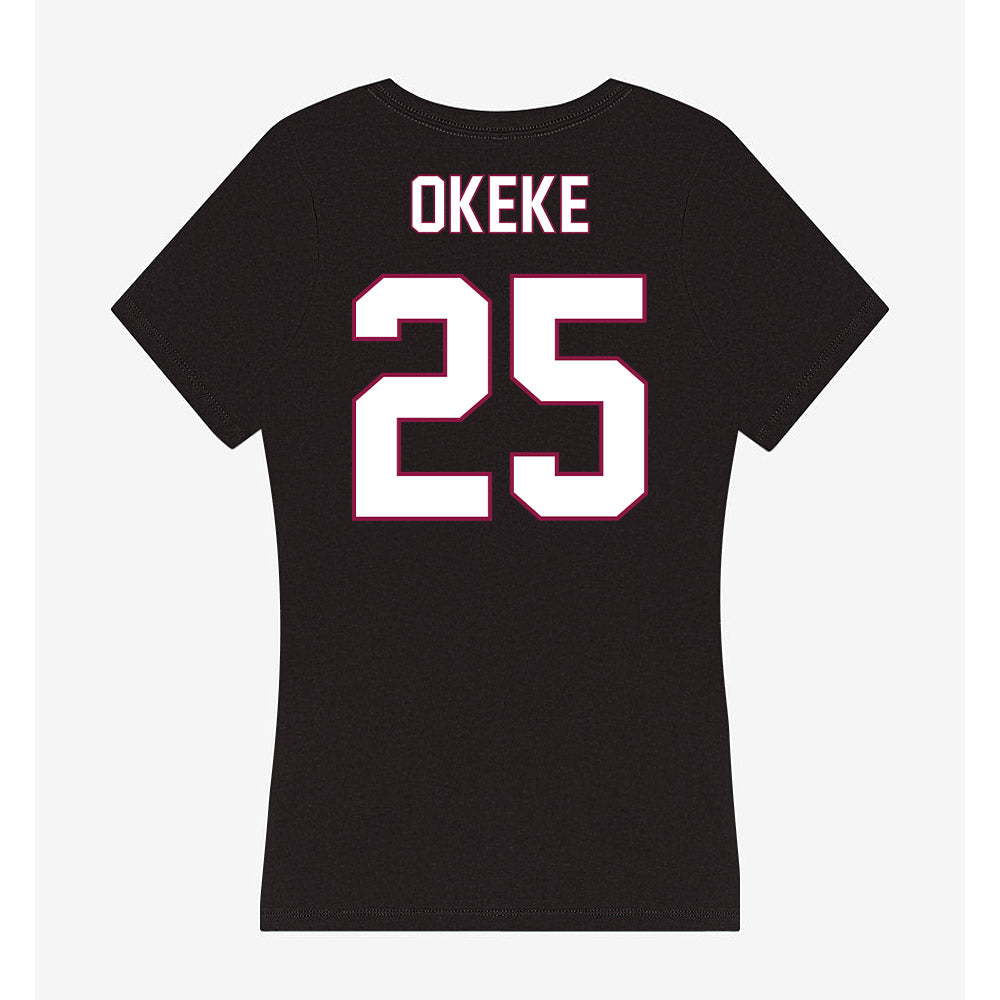 NMSU - NCAA Football : Obinna Okeke - Women's V-Neck T-Shirt-1
