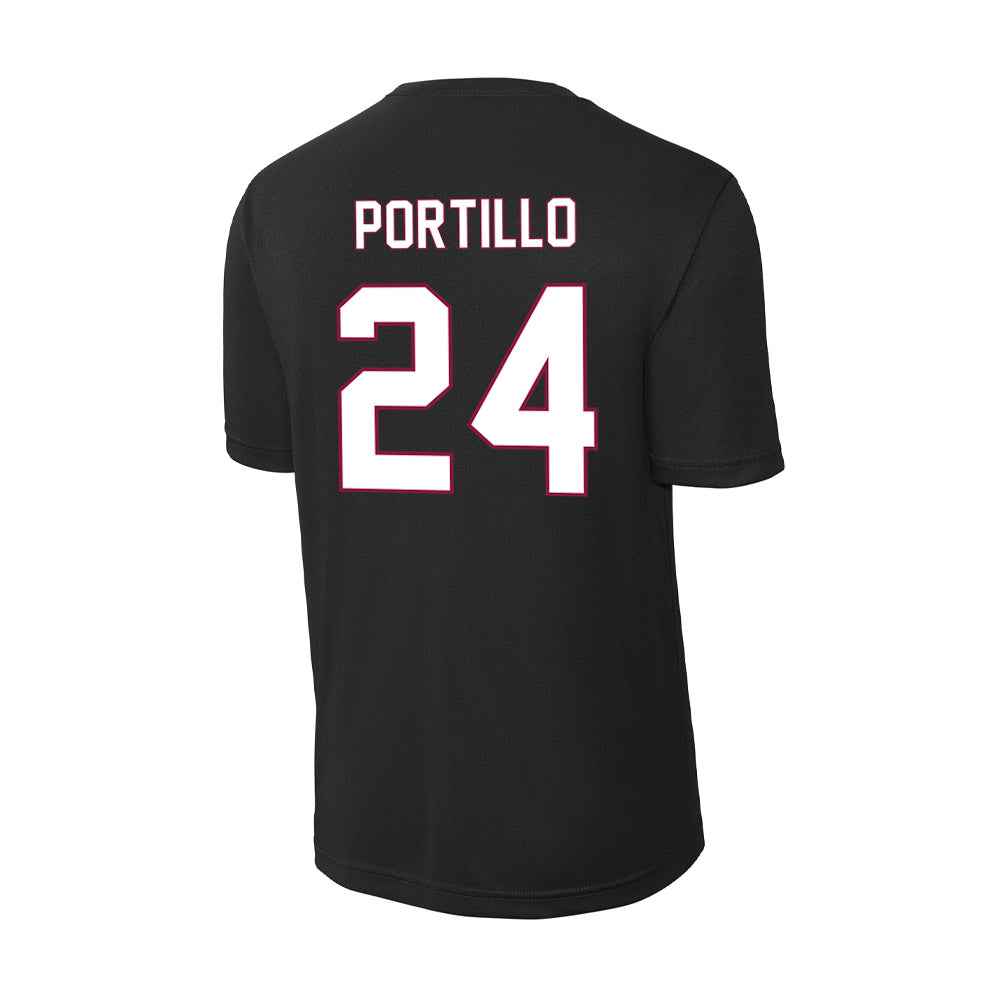 NMSU - NCAA Women's Soccer : Daniela Portillo - Activewear T-Shirt-1
