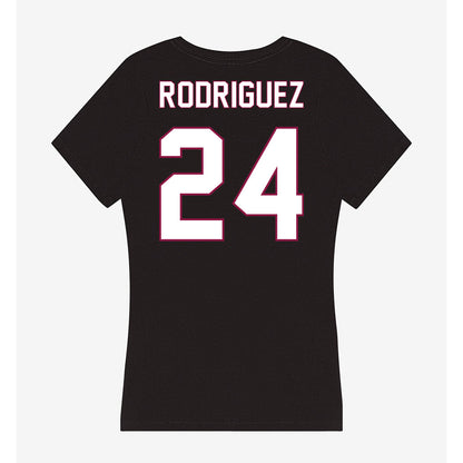 NMSU - NCAA Softball : Zantelle Rodriguez - Women's V-Neck T-Shirt-1