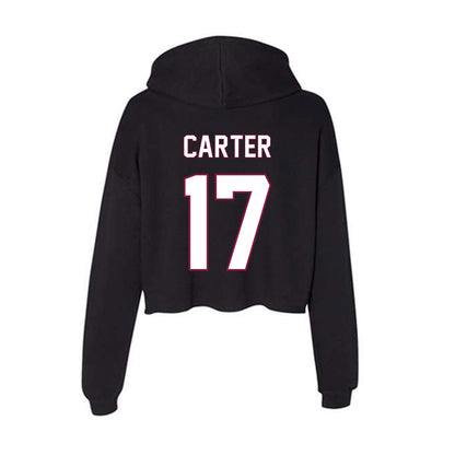 NMSU - NCAA Football : Raylon Carter - Women's Crop Fleece Hoodie-1