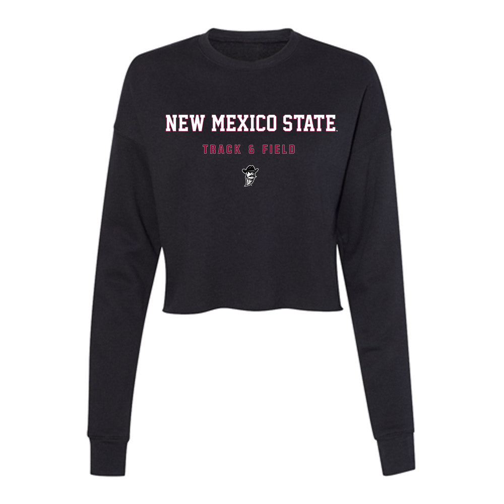 NMSU - NCAA Women's Track & Field : Presley Edwards - Women's Cropped Crew Fleece-0