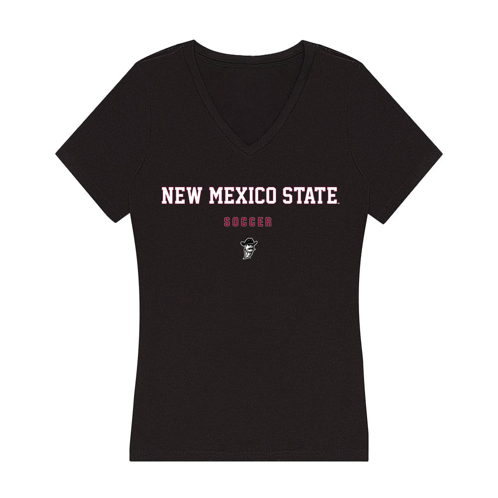 NMSU - NCAA Women's Soccer : Joselyn Fierro - Women's V-Neck T-Shirt-0