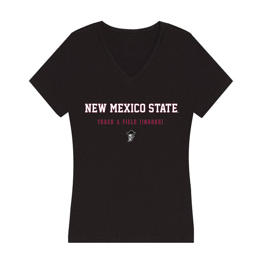 NMSU - NCAA Women's Track & Field : T'Erica Boyd - Women's V-Neck T-Shirt-0