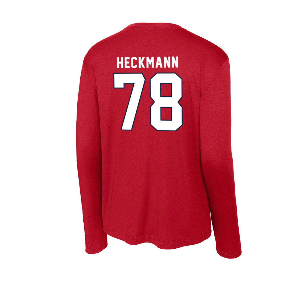 Liberty - NCAA Football : Blake Heckmann - Activewear Long Sleeve T-Shirt-1