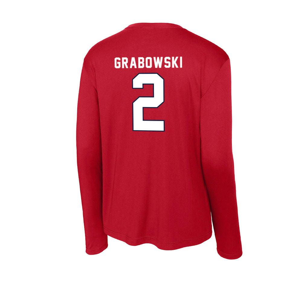 Liberty - NCAA Baseball : Dylan Grabowski - Activewear Long Sleeve T-Shirt-1