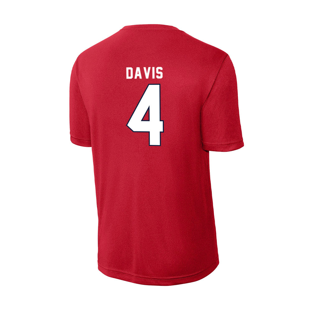 Liberty - NCAA Football : Kam Davis - Activewear T-Shirt-1