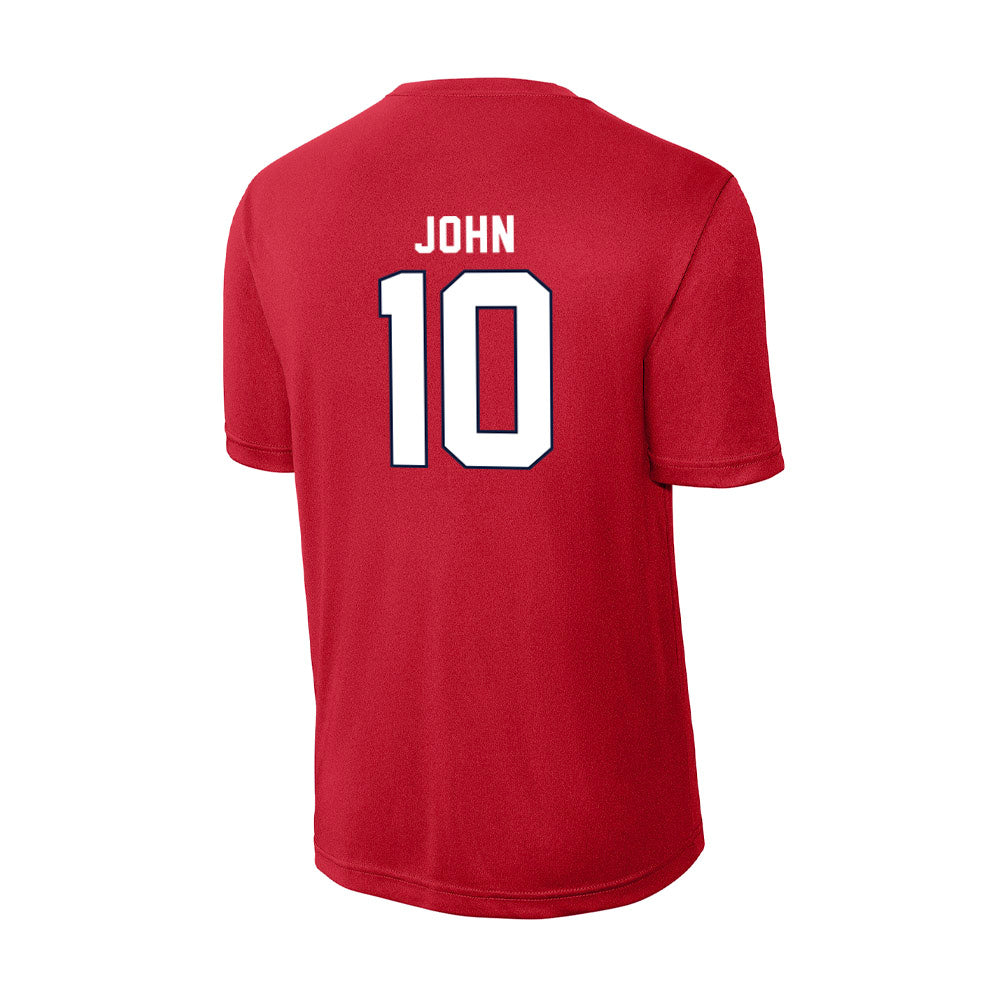 Liberty - NCAA Men's Soccer : Elijah John - Activewear T-Shirt-1