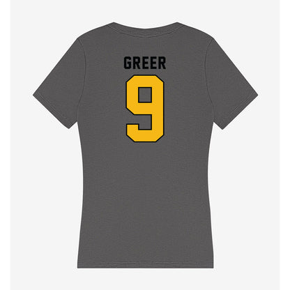 Idaho - NCAA Women's Volleyball : Kiana Greer - Women's V-Neck T-Shirt-1