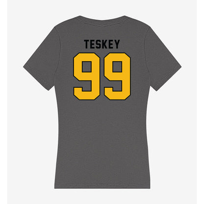Idaho - NCAA Football : Luke Teskey - Women's V-Neck T-Shirt-1
