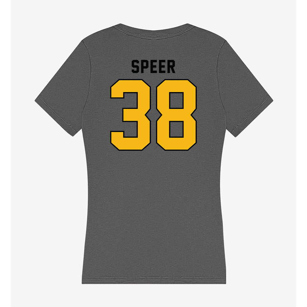 Idaho - NCAA Football : Nikko Speer - Women's V-Neck T-Shirt-1