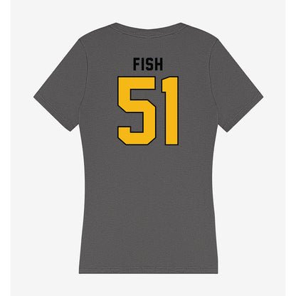 Idaho - NCAA Football : Shepard Fish - Women's V-Neck T-Shirt-1