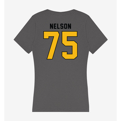 Idaho - NCAA Football : LeRonn Nelson - Women's V-Neck T-Shirt-1