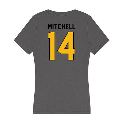 Idaho - NCAA Men's Basketball : Kolton Mitchell - Women's V-Neck T-Shirt-1