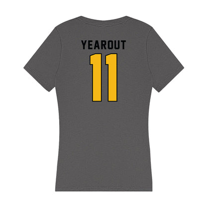 Idaho - NCAA Men's Basketball : Titus Yearout - Women's V-Neck T-Shirt-1