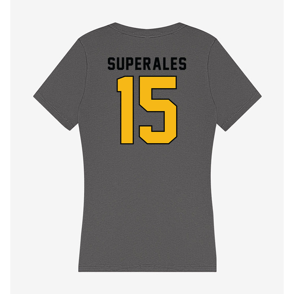 Idaho - NCAA Football : Daveon Superales - Women's V-Neck T-Shirt-1