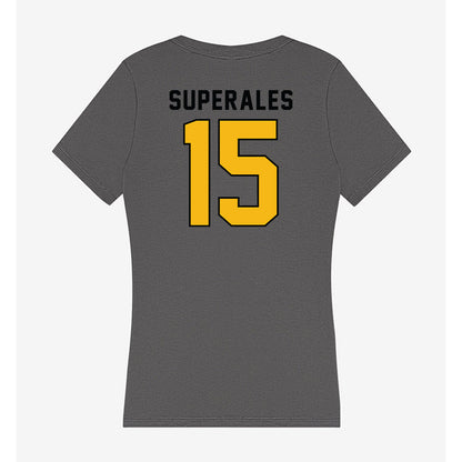 Idaho - NCAA Football : Daveon Superales - Women's V-Neck T-Shirt-1