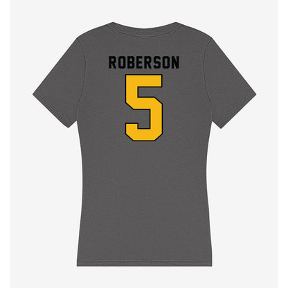 Idaho - NCAA Football : Mika Roberson - Women's V-Neck T-Shirt-1