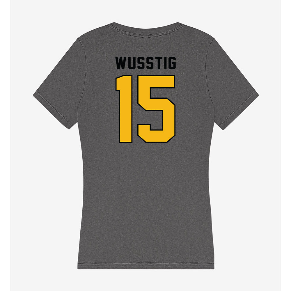 Idaho - NCAA Football : Zach Wusstig - Women's V-Neck T-Shirt-1