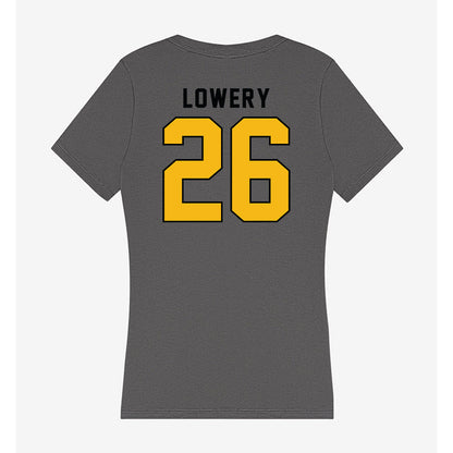 Idaho - NCAA Football : Tsiyown Lowery - Women's V-Neck T-Shirt-1