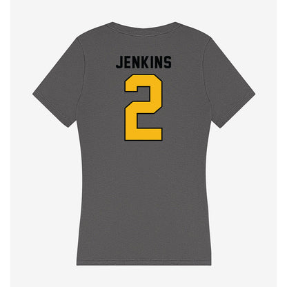 Idaho - NCAA Men's Basketball : Talon Jenkins - Women's V-Neck T-Shirt-1