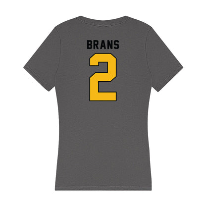 Idaho - NCAA Women's Basketball : Sarah Brans - Women's V-Neck T-Shirt-1