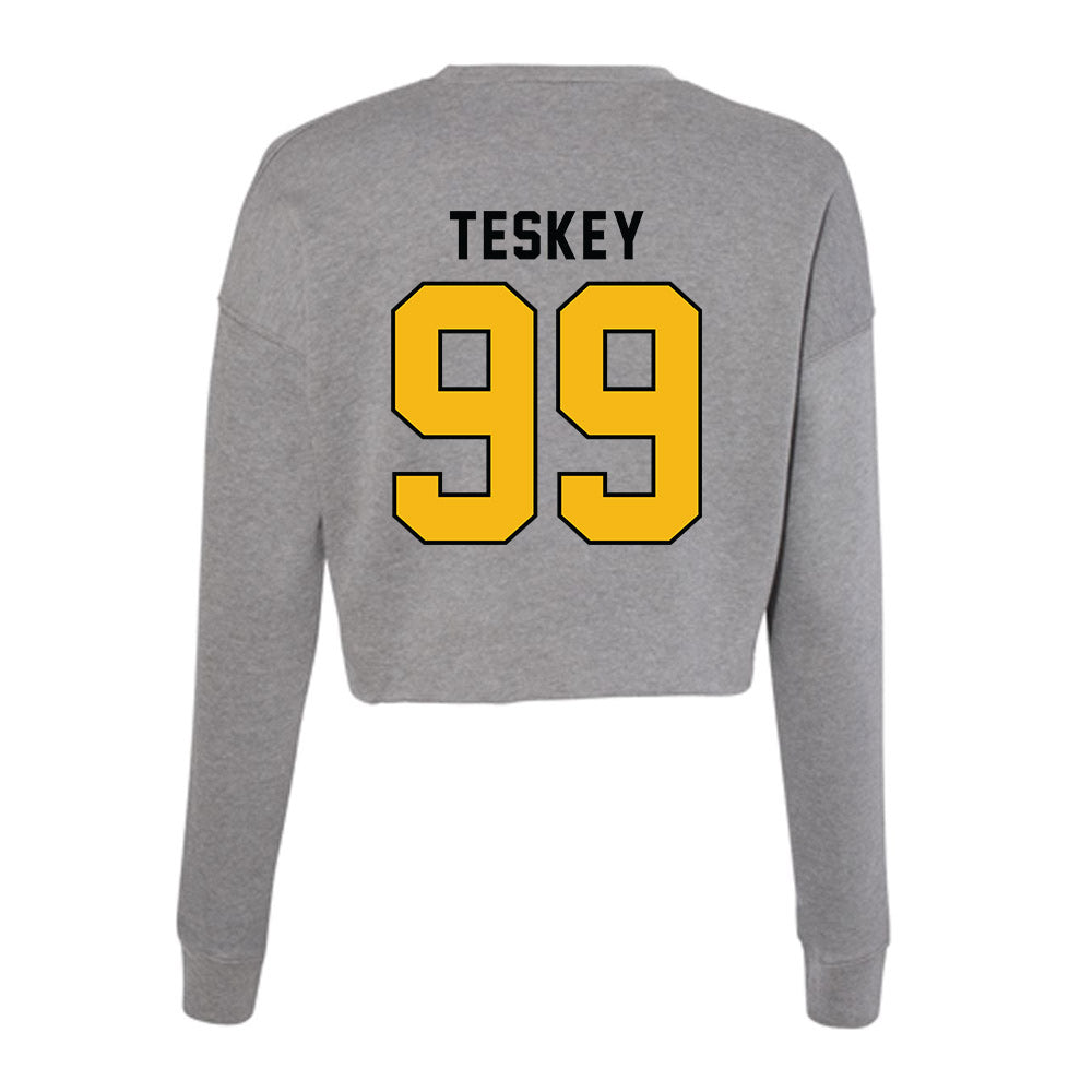 Idaho - NCAA Football : Luke Teskey - Women's Cropped Crew Fleece-1
