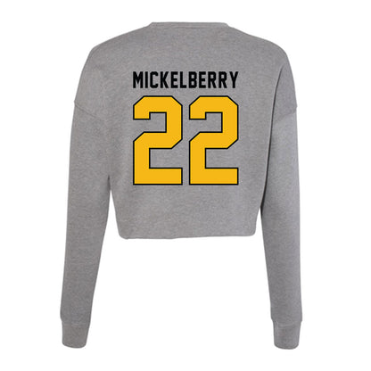 Idaho - NCAA Football : Wyatt Mickelberry - Women's Cropped Crew Fleece-1