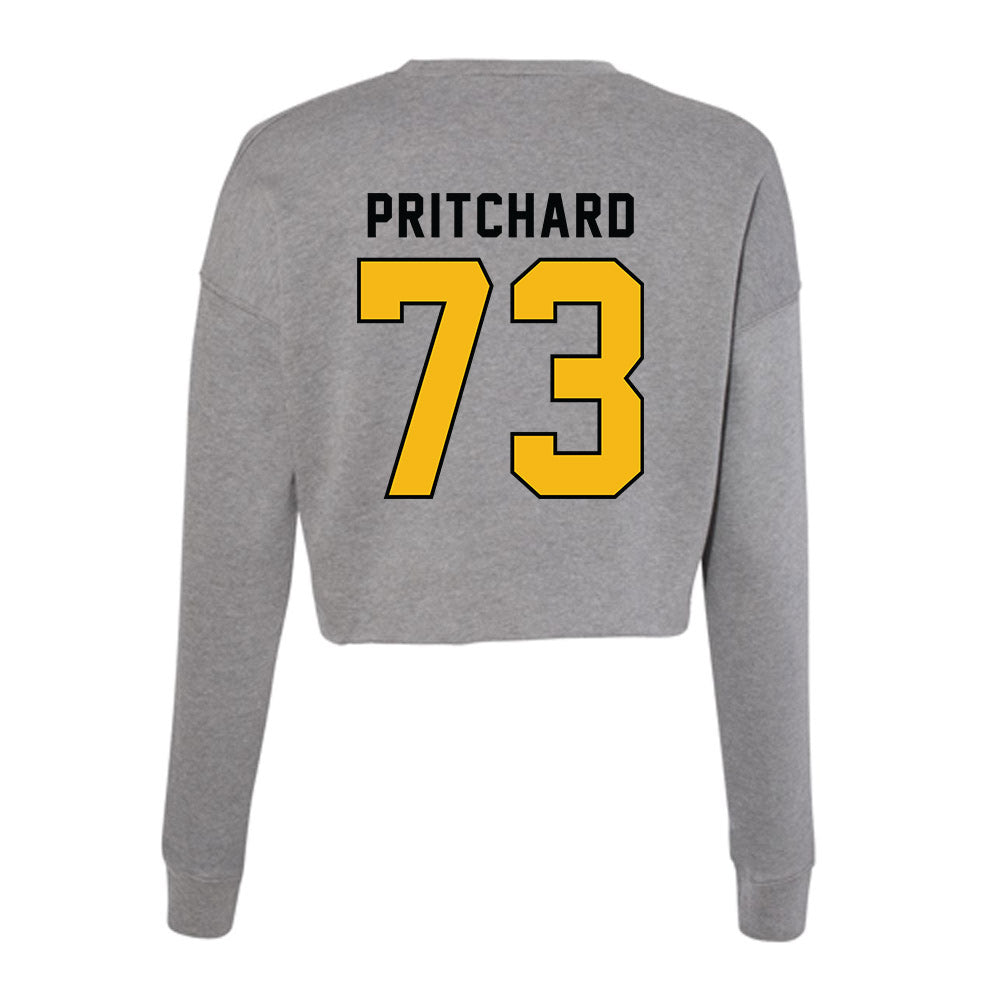 Idaho - NCAA Football : Nathan Pritchard - Women's Cropped Crew Fleece-1