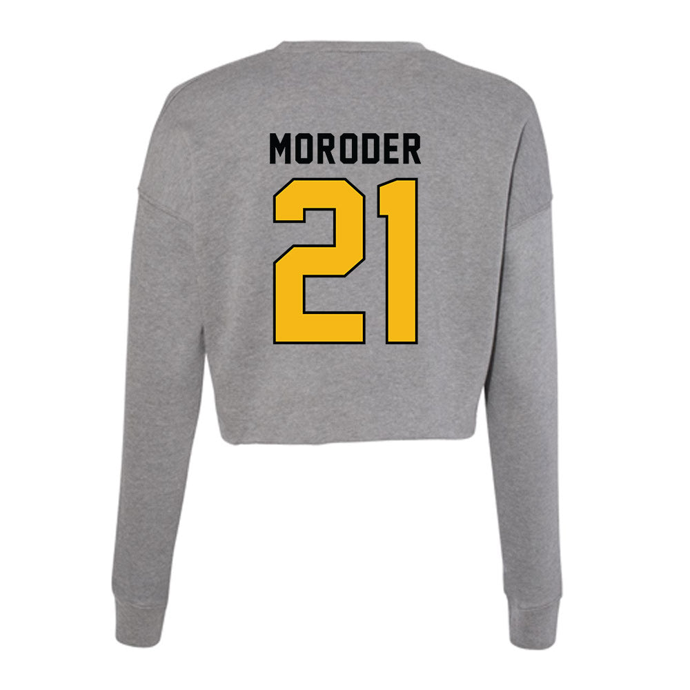Idaho - NCAA Men's Tennis : Gabriel Moroder - Women's Cropped Crew Fleece-1