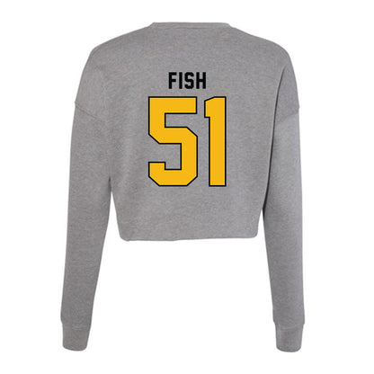 Idaho - NCAA Football : Shepard Fish - Women's Cropped Crew Fleece-1