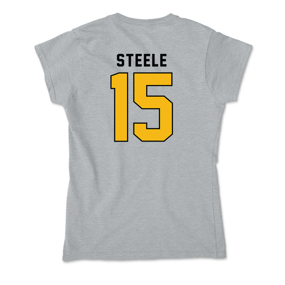 Idaho - NCAA Men's Basketball : Ewan Steele - Soft Style Women’s T-Shirt-1