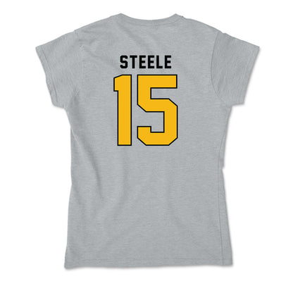 Idaho - NCAA Men's Basketball : Ewan Steele - Soft Style Women’s T-Shirt-1