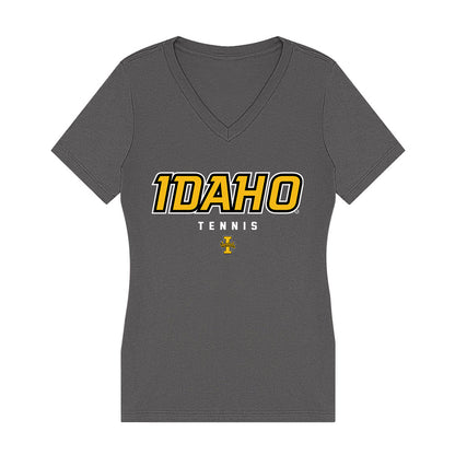 Idaho - NCAA Men's Tennis : Gabriel Moroder - Women's V-Neck T-Shirt-0