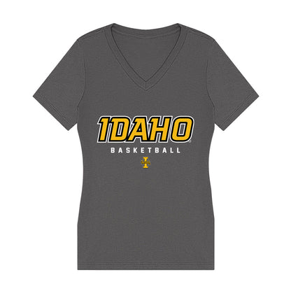 Idaho - NCAA Women's Basketball : Sarah Brans - Women's V-Neck T-Shirt-0