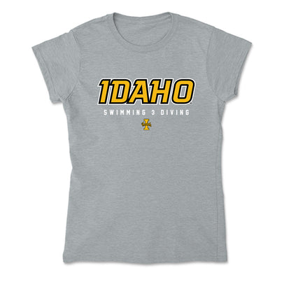 Idaho - NCAA Women's Swimming & Diving : Caleigh Stoddard - Soft Style Women’s T-Shirt-0