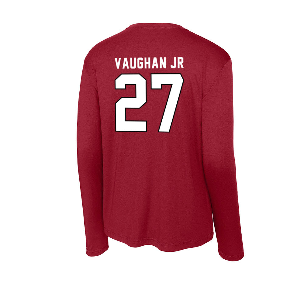Troy - NCAA Football : OJ Vaughan Jr - Activewear Long Sleeve T-Shirt-1