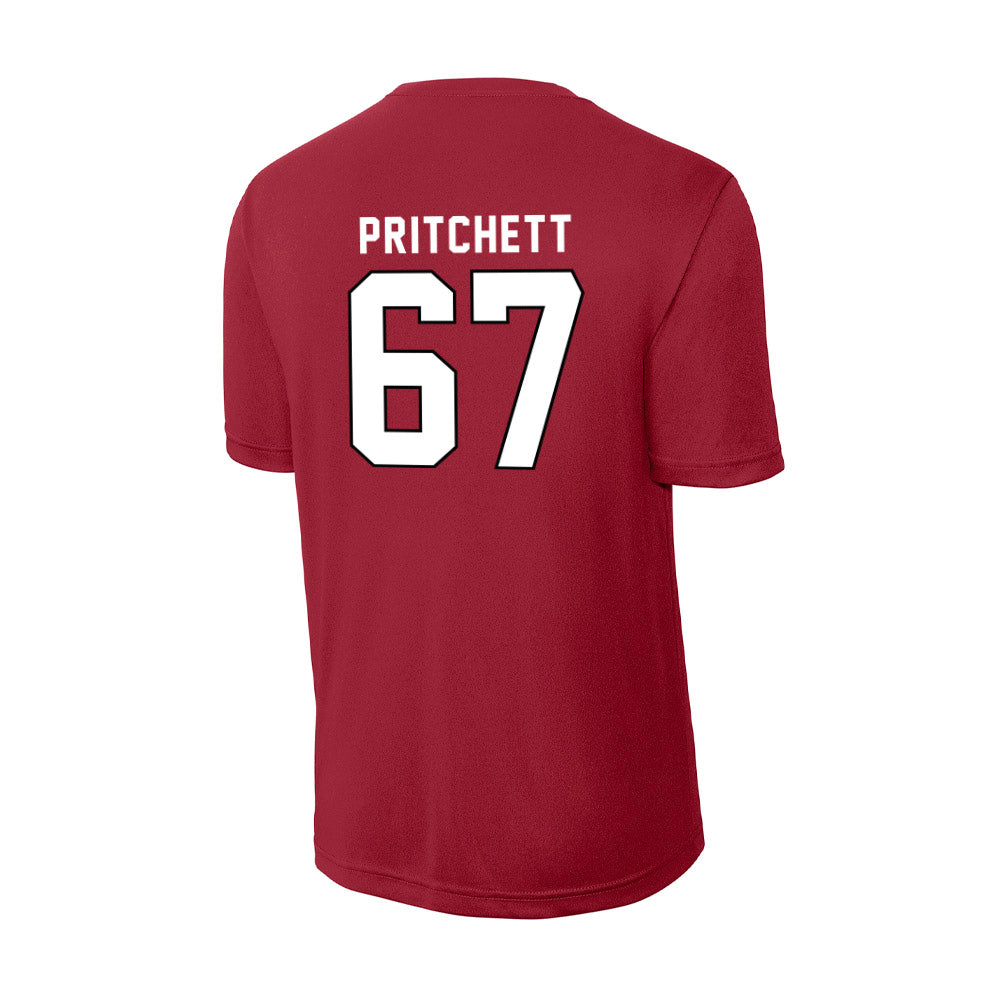 Troy - NCAA Football : Trinton Pritchett - Activewear T-Shirt-1