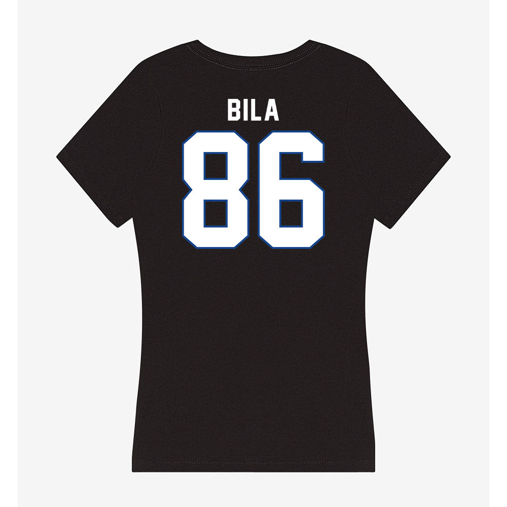 Grand Valley - NCAA Football : Colton Bila - Women's V-Neck T-Shirt-1