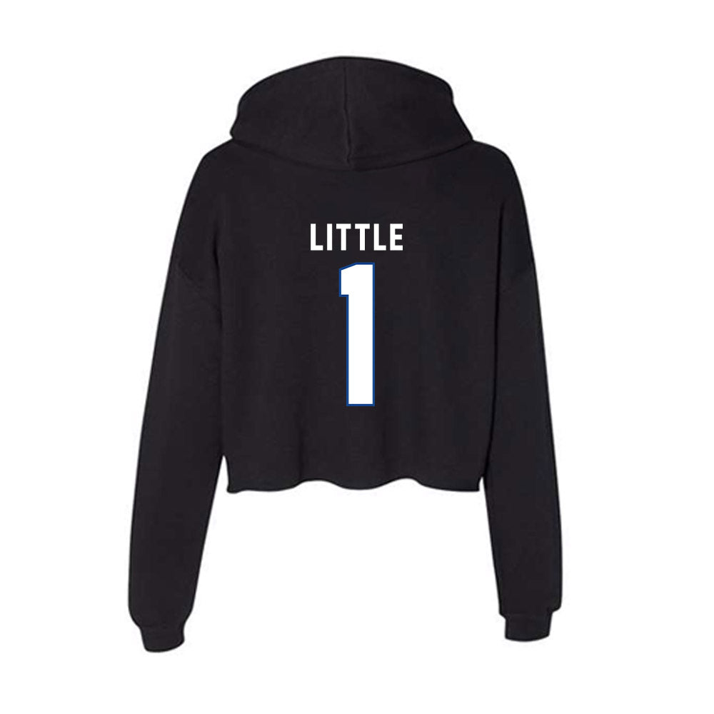 Grand Valley - NCAA Football : Chris Little - Classic Shersey Women's Crop Fleece Hooded Sweatshirt-1