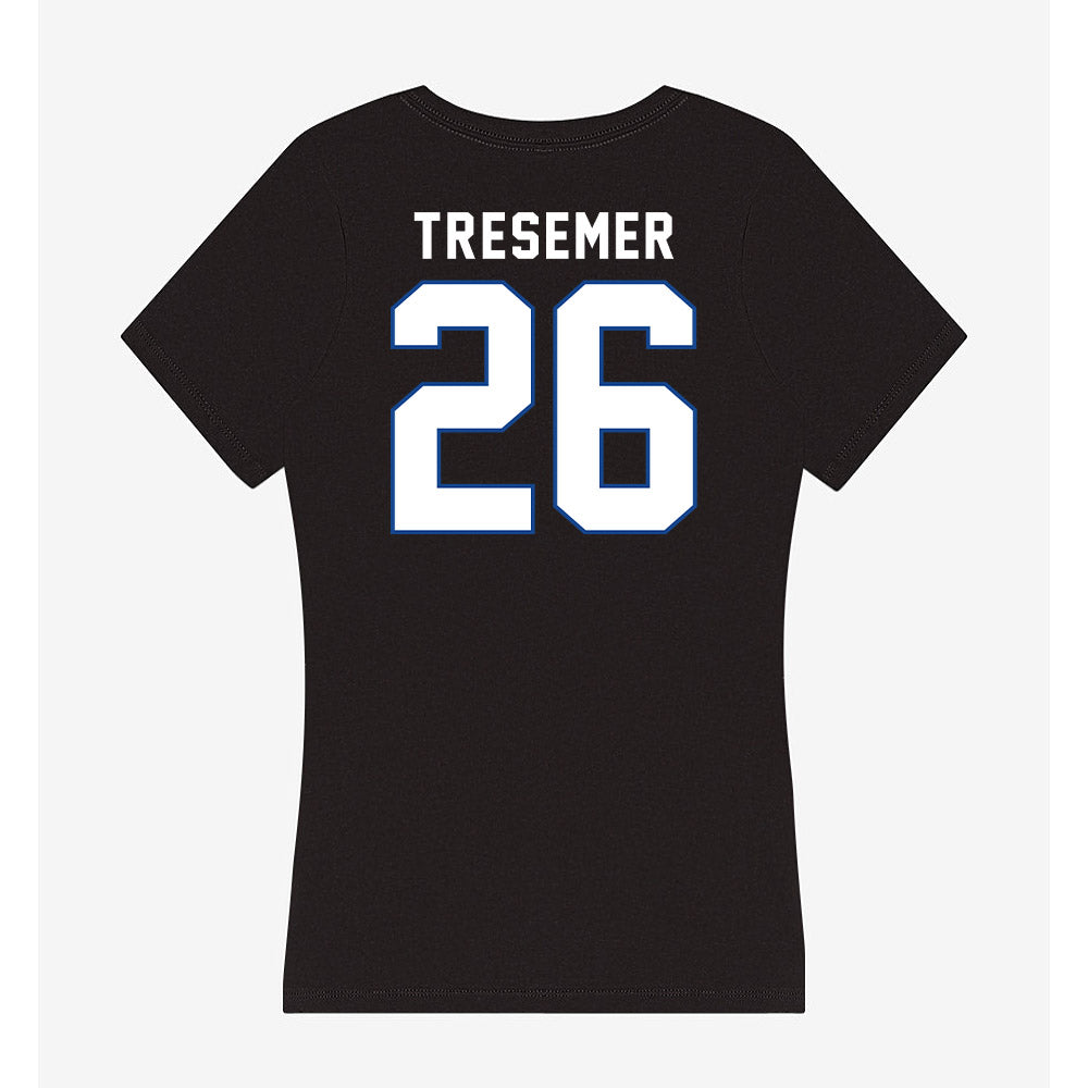 Grand Valley - NCAA Baseball : Tanner Tresemer - Women's V-Neck T-Shirt-1
